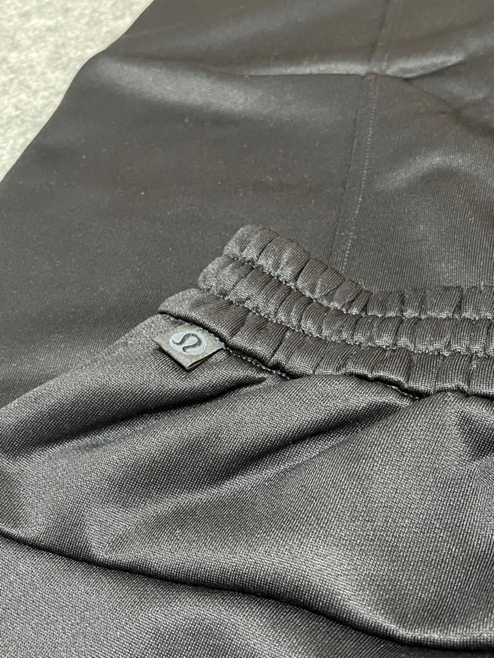 lululemon athletica Black Satin Sweatpants - Picture 6 of 8